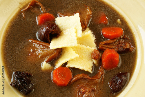Polish Duck Blood Soup (Black soup - 