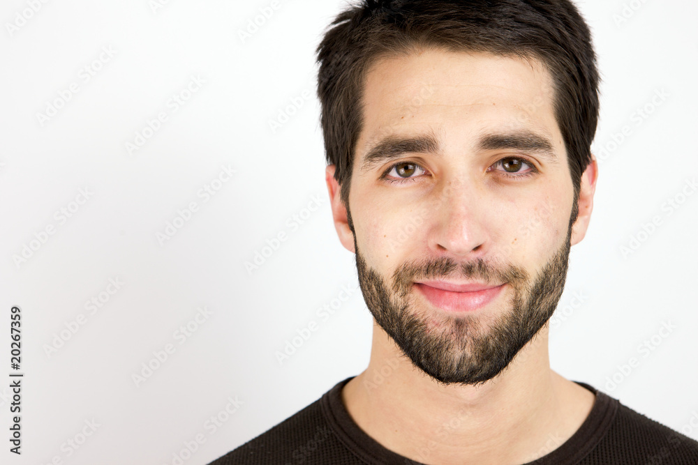 A Happy Young Man looking at the camera caucasian A Happy Young Man looking at the camera caucasian