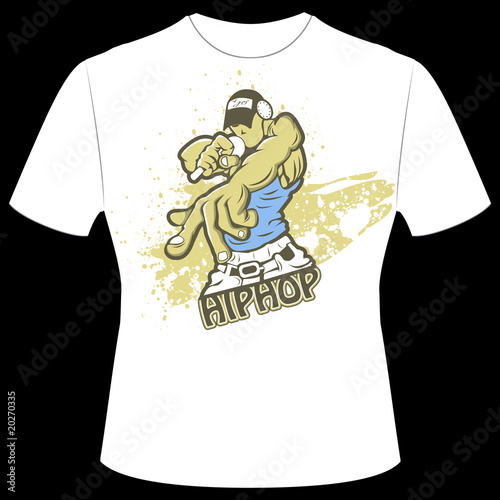 T-Shirt Druck Hiphop