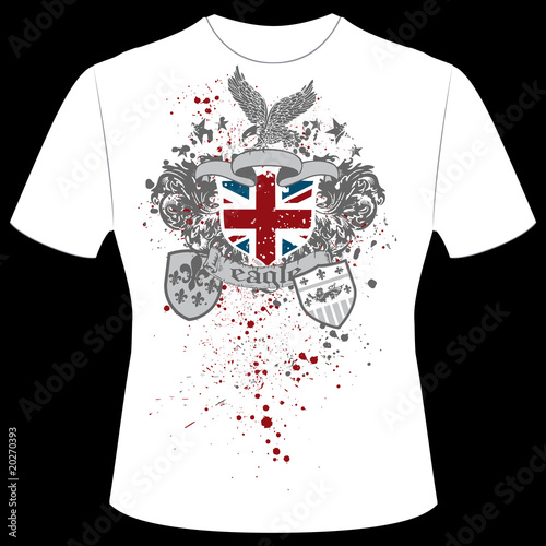 T-Shirt Druck Adler