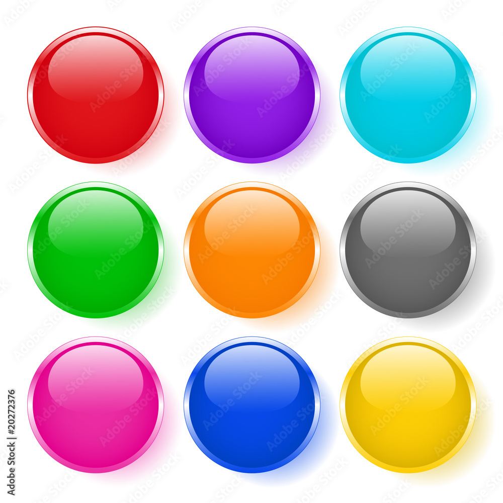 Color set of buttons Color set of buttons