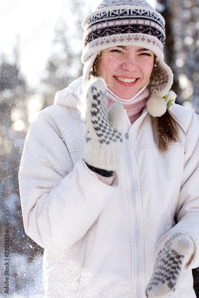 Obraz premium girl shake themselves