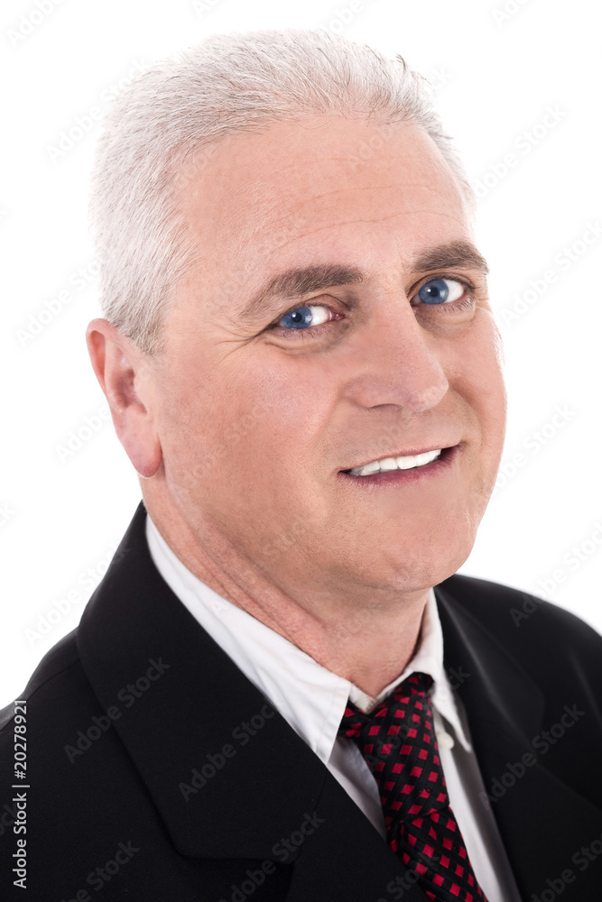 Close up portrait of senior business man Close up portrait of senior business man
