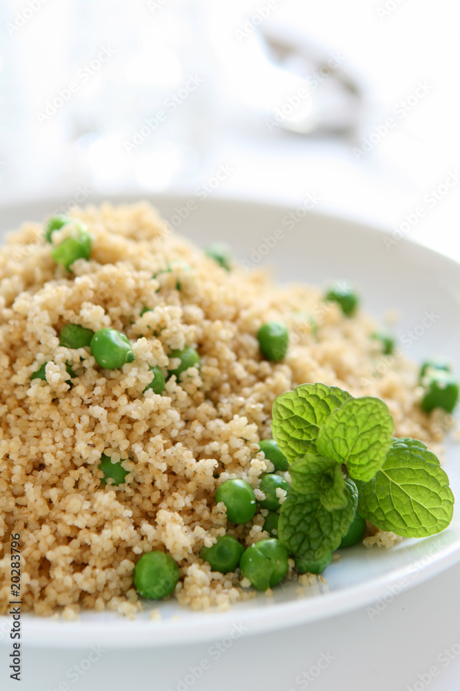 Couscous with Fresh Peas and Mint Couscous with Fresh Peas and Mint