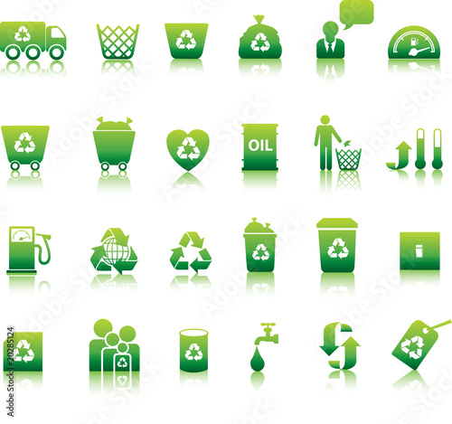 Eco icon set