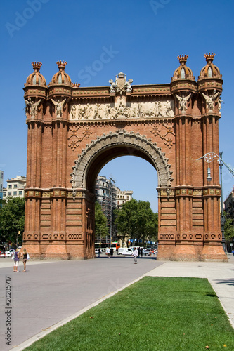 Arc de Triomph in Barcelona