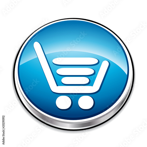 Blue caddy button