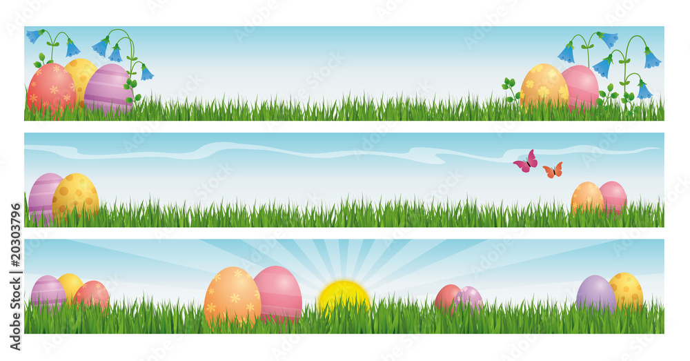 Fototapeta premium easter banner