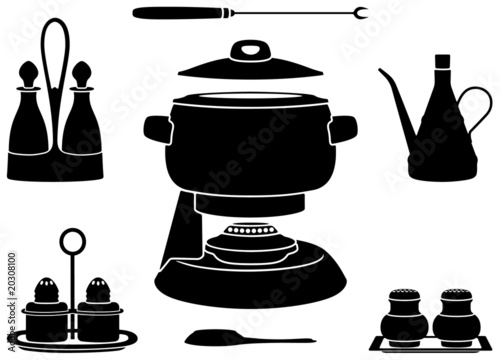 Fondue pot