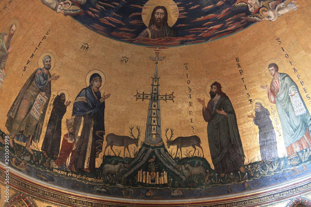 fresco in the church