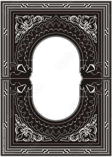 Ornamental Frame Vector 02