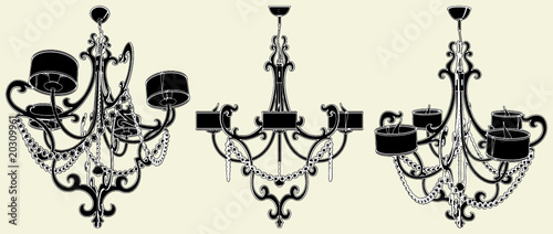 Luster Chandelier Vector 19