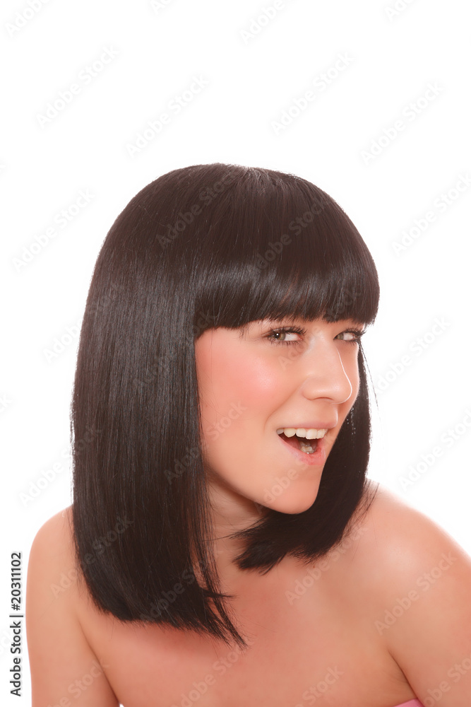 Portrait of a fresh and lovely woman Portrait of a fresh and lovely woman
