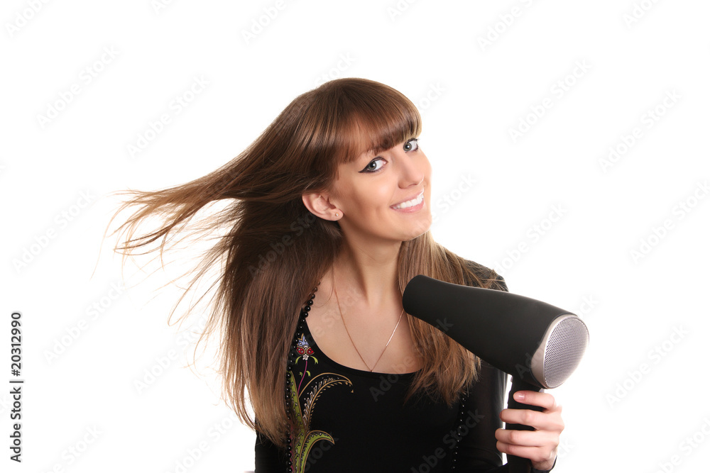 drying hair drying hair