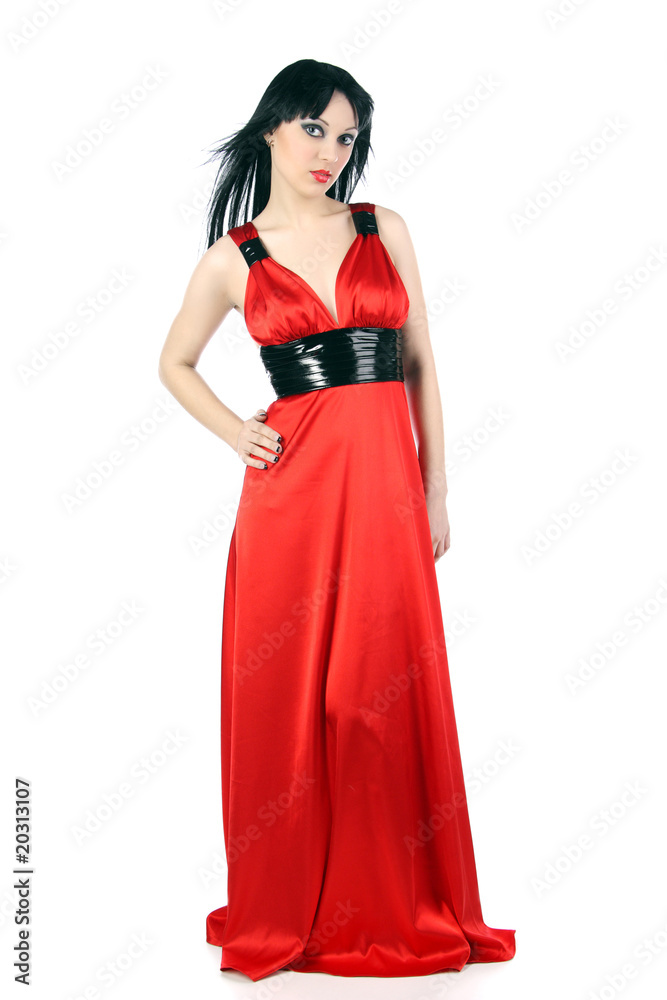 Lady in red Lady in red