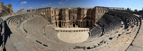 the biggest roman amphitheater in middle east, Bosra. Syria