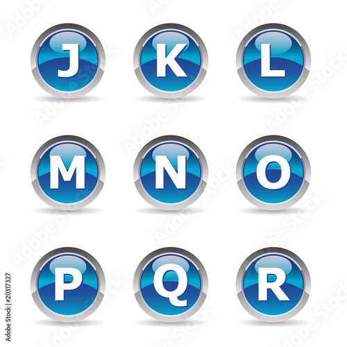 Free Download Alphabet logo design - Picto lettres J à R - GFXLoad