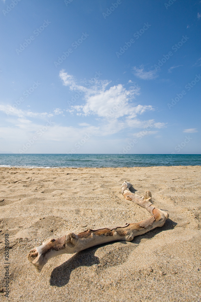 am Strand in Kreta