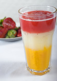 Fresh fruit cocktail drink