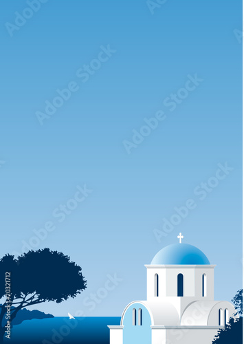 Griechische Kapelle Ägäis