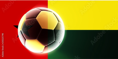 Flag of Guinea Bissau soccer