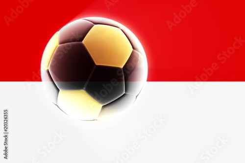 Flag of Monaco soccer