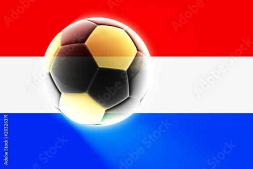 Flag of Luxenbourg soccer