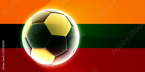 Flag of Lithuania soccer