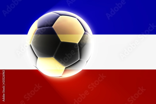 Flag of Serbia and Montenegro soccer