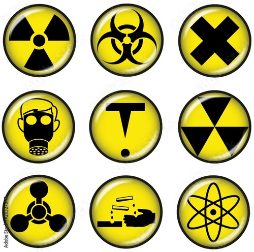 Circular Hazard Symbols