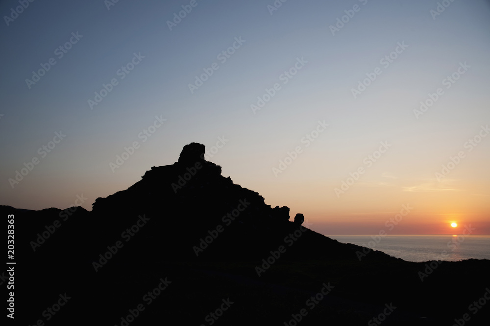 Naklejka premium valley of the rocks