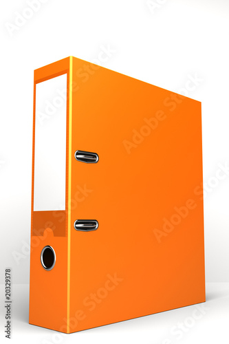 archivador naranja
