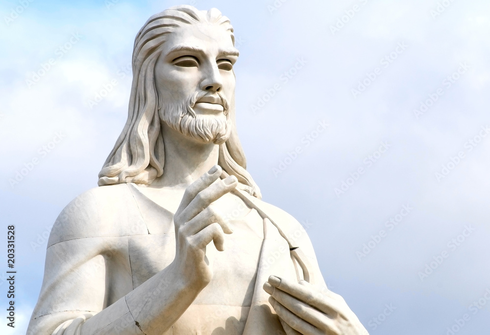 statue of Jesus Christ in havana, Cuba