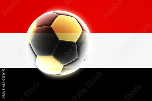 Flag of Yemen soccer