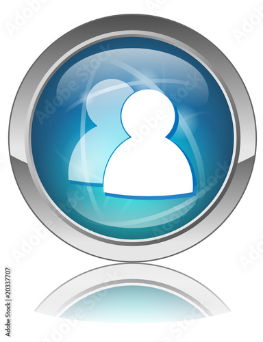 Bouton web vecteur "UTILISATEURS" (profil compte espace)