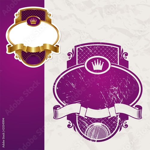 Vintage vector frame