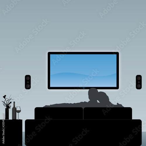Gemütlicher Fernsehabend