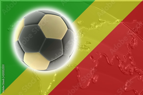 Flag of Congo soccer