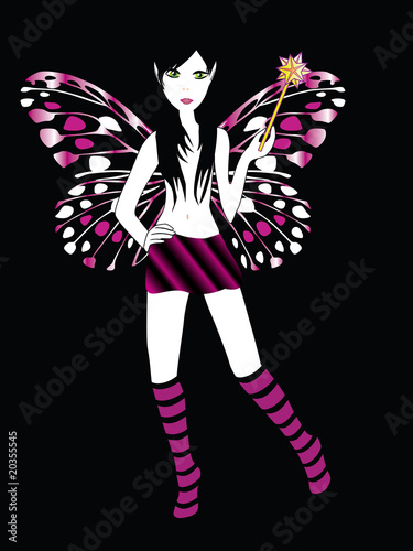 modern fairy vector