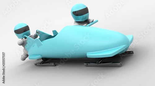 Fotografija two man bobsleigh