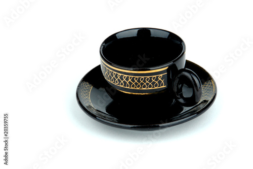 cup and saucer isolated