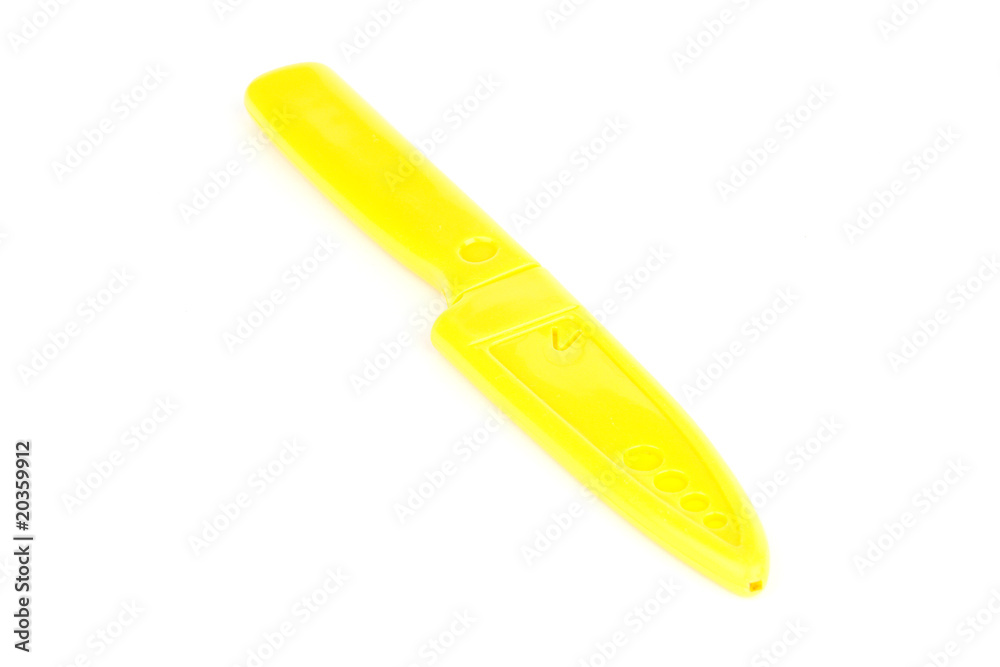 yelllow khife isolated yelllow khife isolated