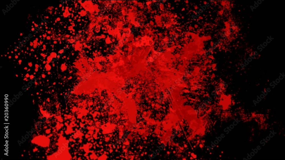 Red ink splash background,red blood