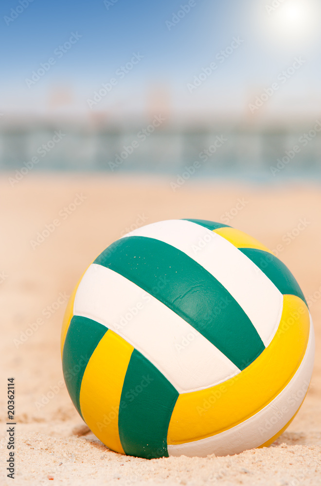 ball on the beach