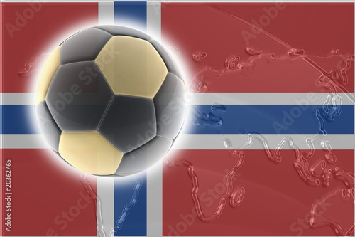 Flag of Norway soccer