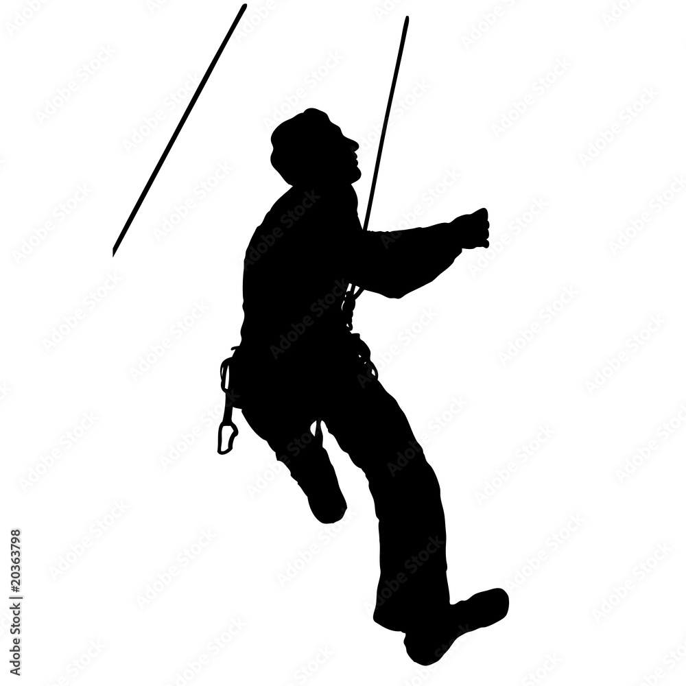 Obraz premium Climb in black