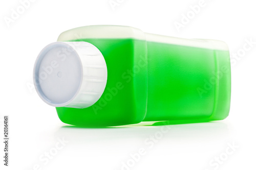 Plastic bottle with cleaning liquid