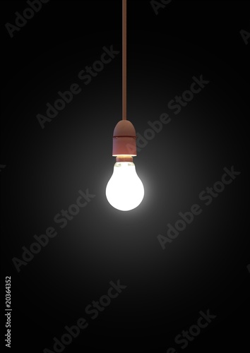 Hanging light-bulb