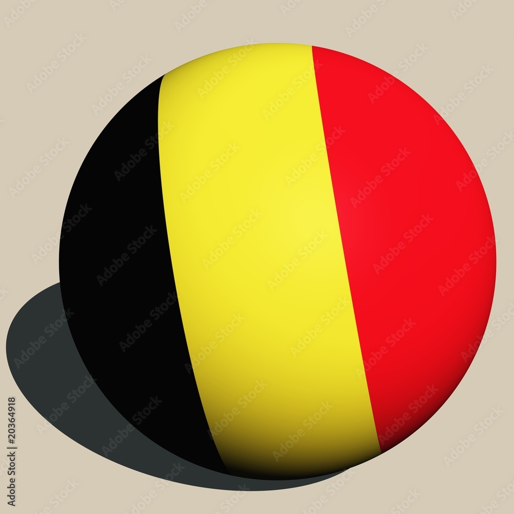 Fototapeta premium Belgien-Ball