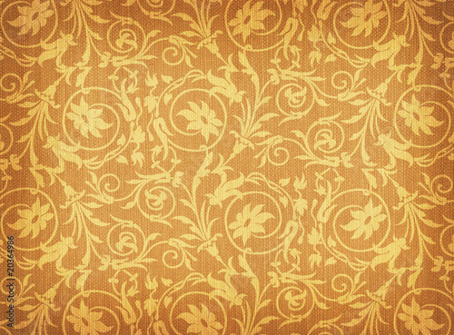 textile with floral ornament